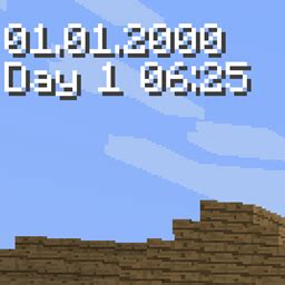 simple world timer minecraft.